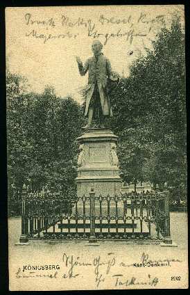 Kr�lewiec - Pomnik Kanta 1906