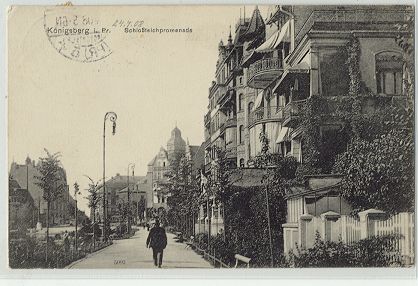 K�nigsberg - Schlo�teichpromenade 1908