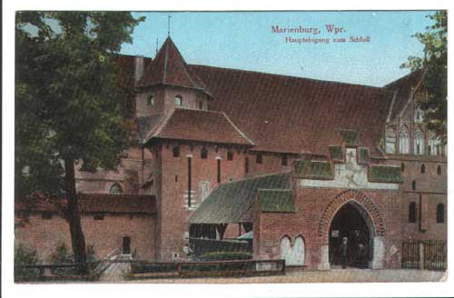 Marienburg - Haupteingang zum Schlo� 1916